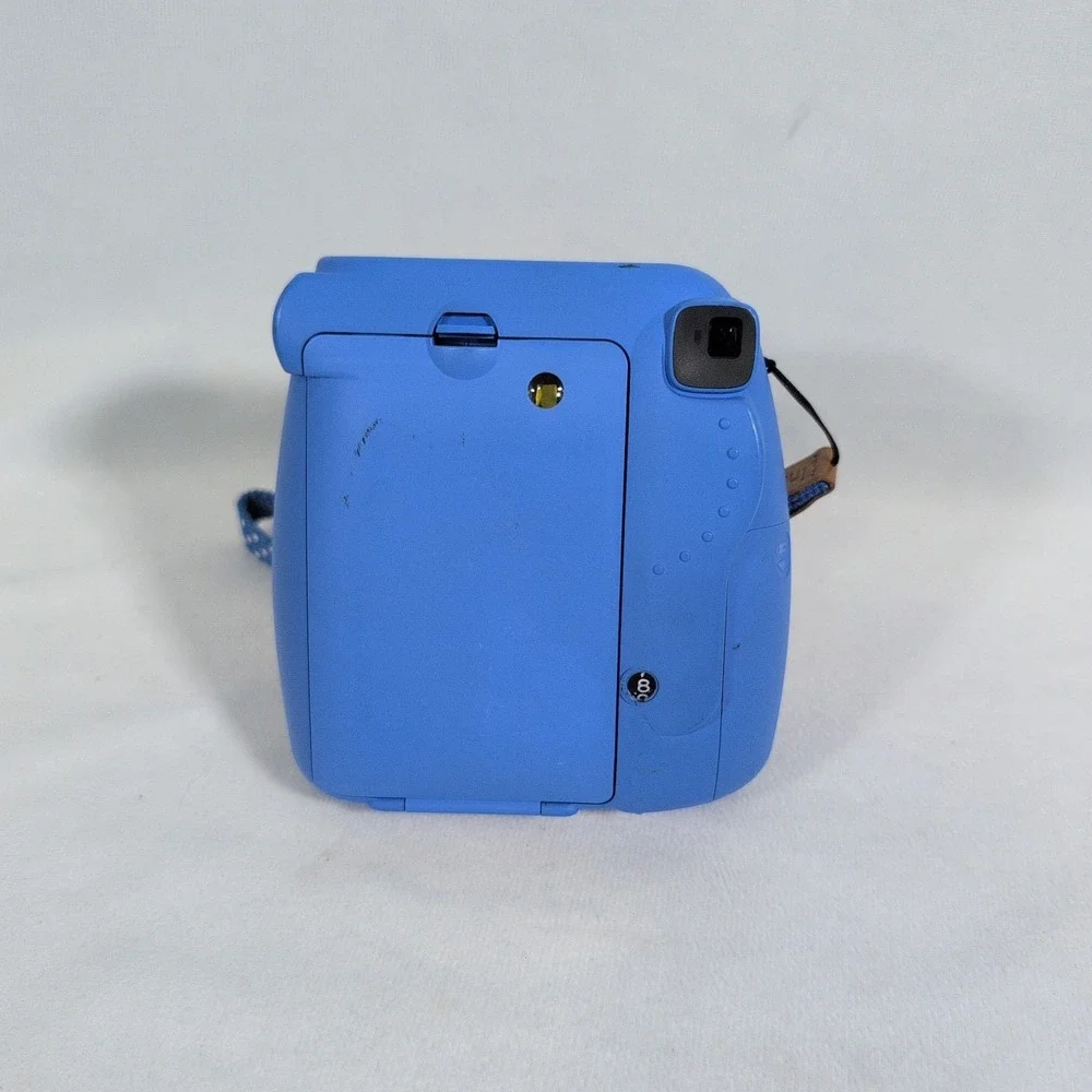 Fujifilm Instax Mini 9 Instant Film Camera Cobalt Blue Workin w/ 8 Photos Remain